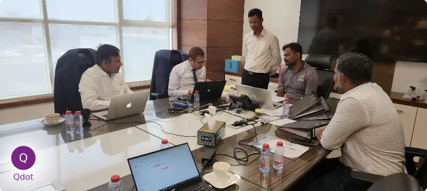 ISO 45001 consultants conducting occupational health and safety management system review in UAE office